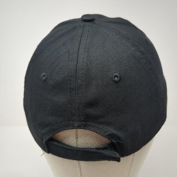 Maui Strapback Baseball Cap Black One Size Adjustable Surfware Hawaiian Classics - Picture 6 of 9